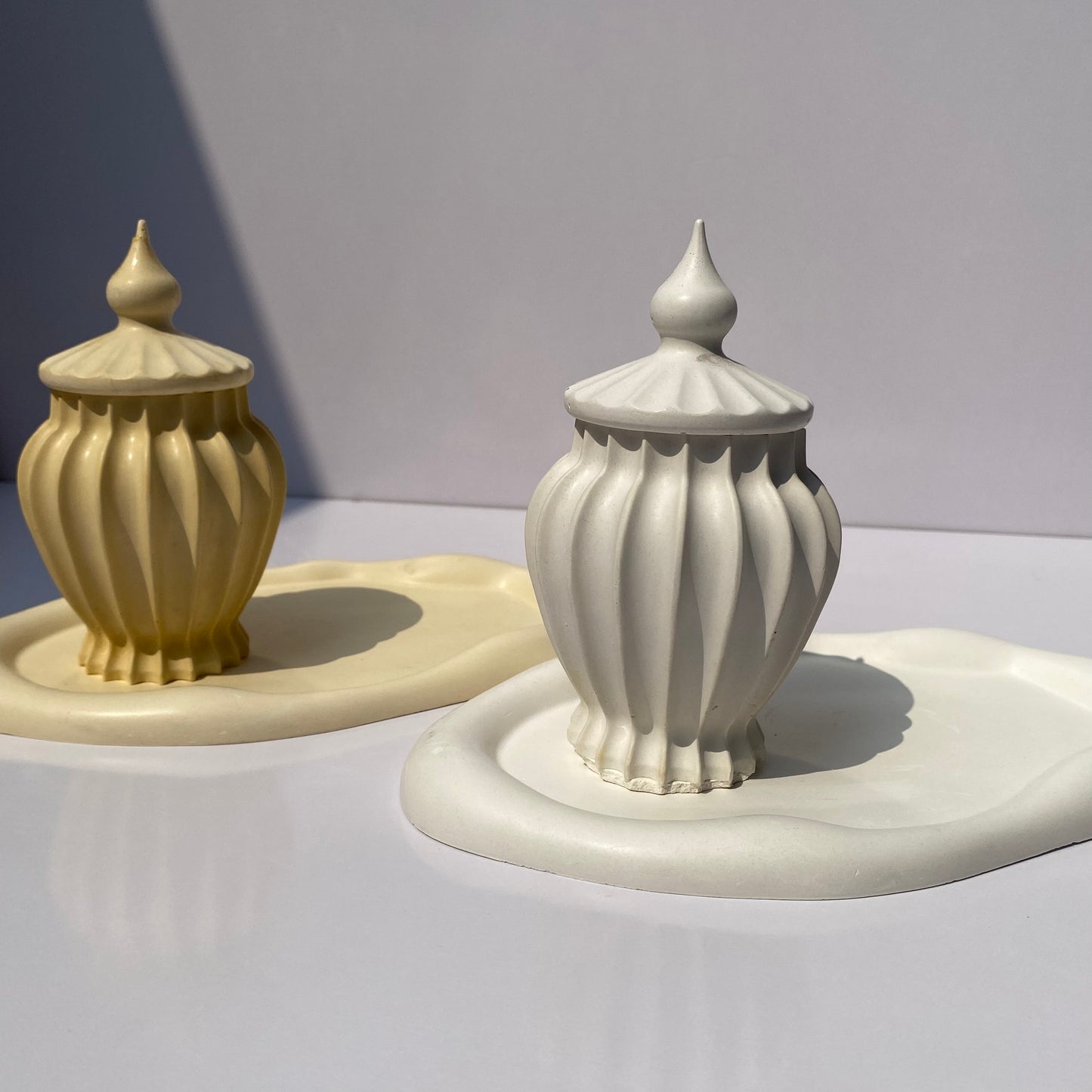 Stripes Jar with Lid