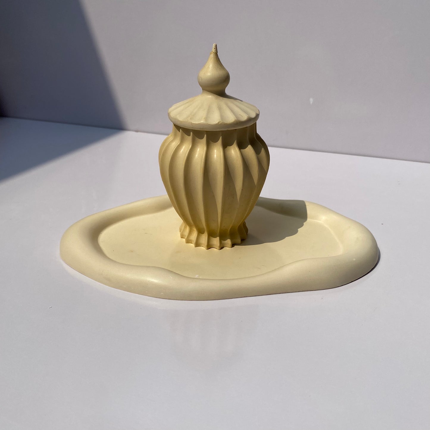 Stripes Jar with Lid